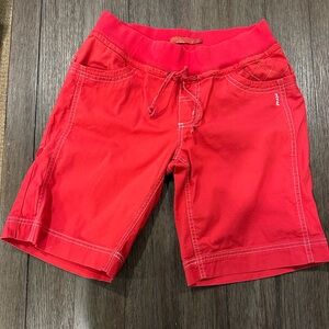 Prana women’s red shorts - adjustable length Sz S